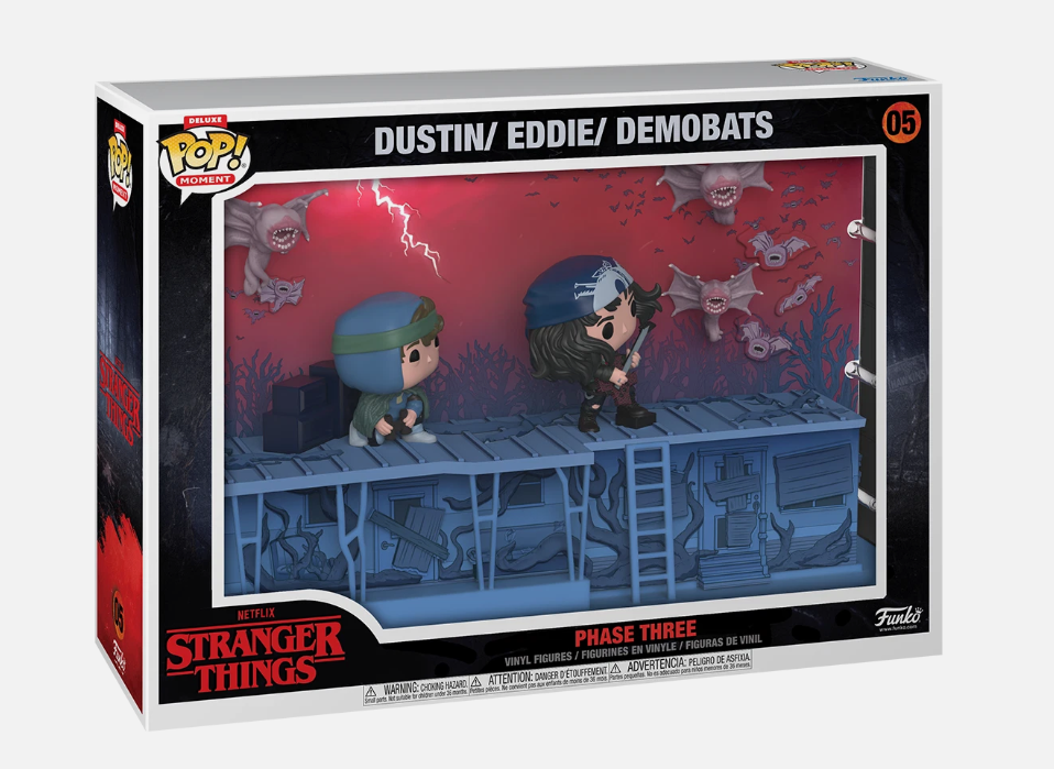 Pop Moments Dlx Stranger Things - Dustin / Eddie / Demobats