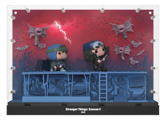 Pop Moments Dlx Stranger Things - Dustin / Eddie / Demobats