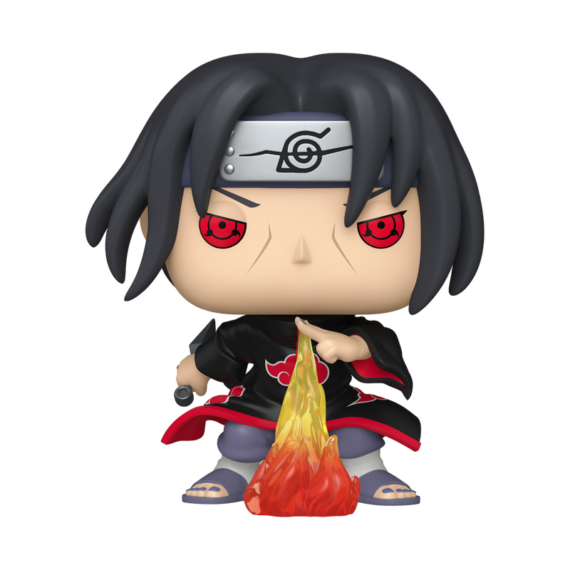 Pop! Itachi Uchiha (Fireball Jutsu) con Pop! Protector