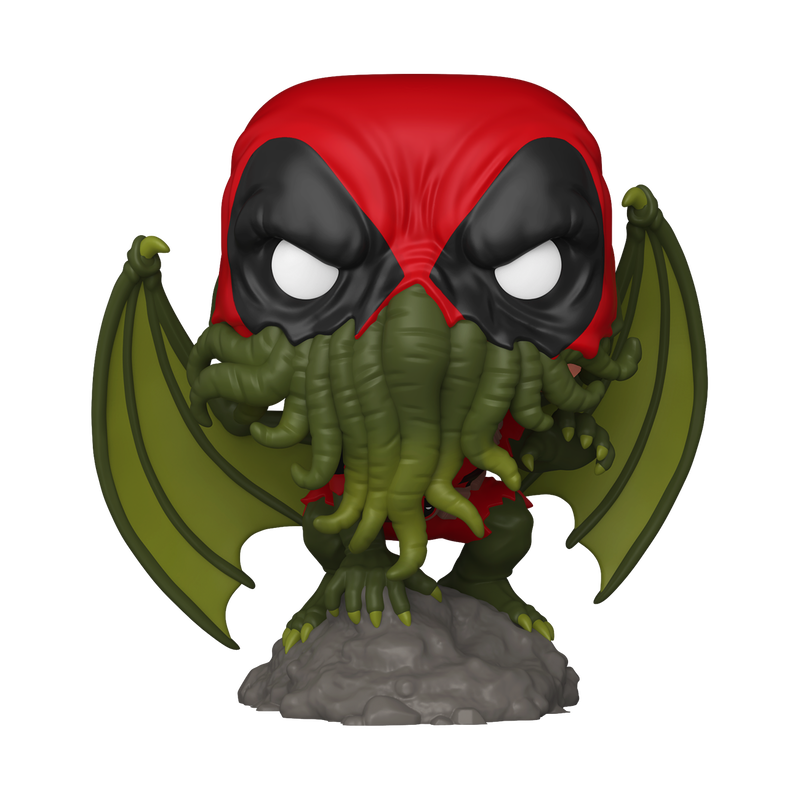 Pop! Plus Deadpool as Cthulhu (Glow) con Pop! Protector