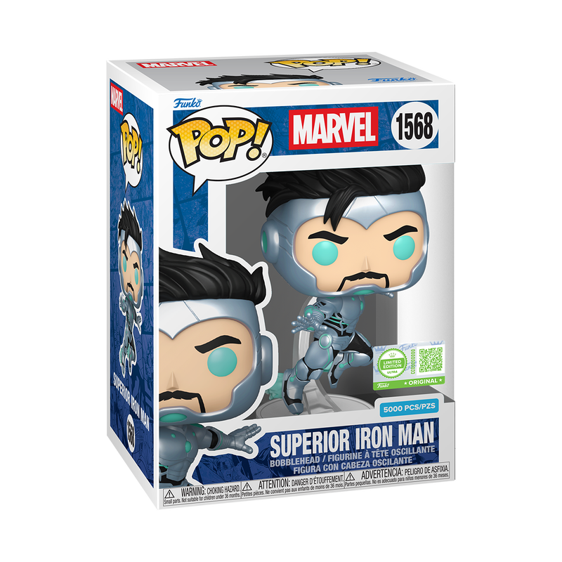 Pop! Superior Iron Man con Pop! Protector